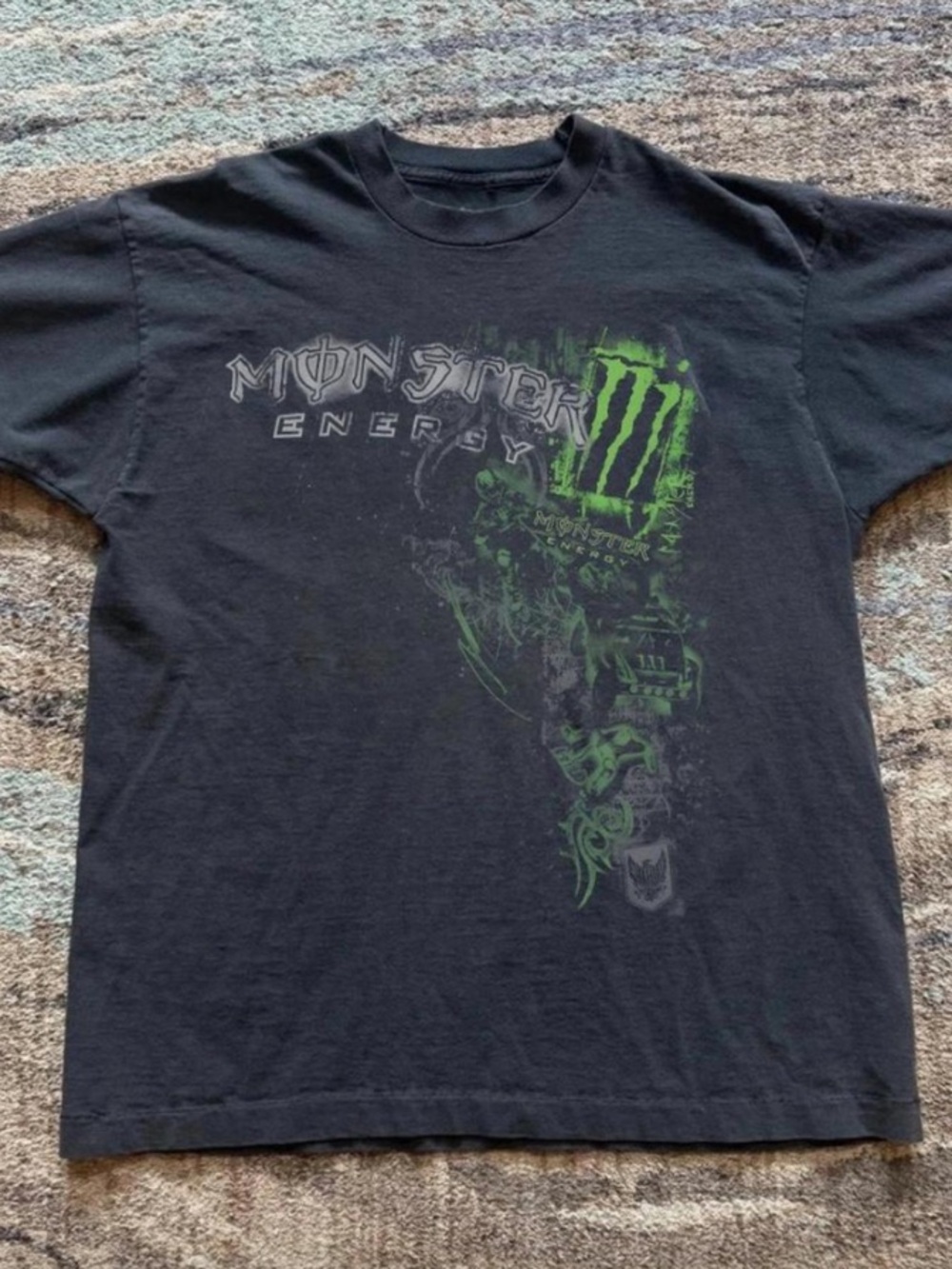 Black Monster Energy Graphic Tee
